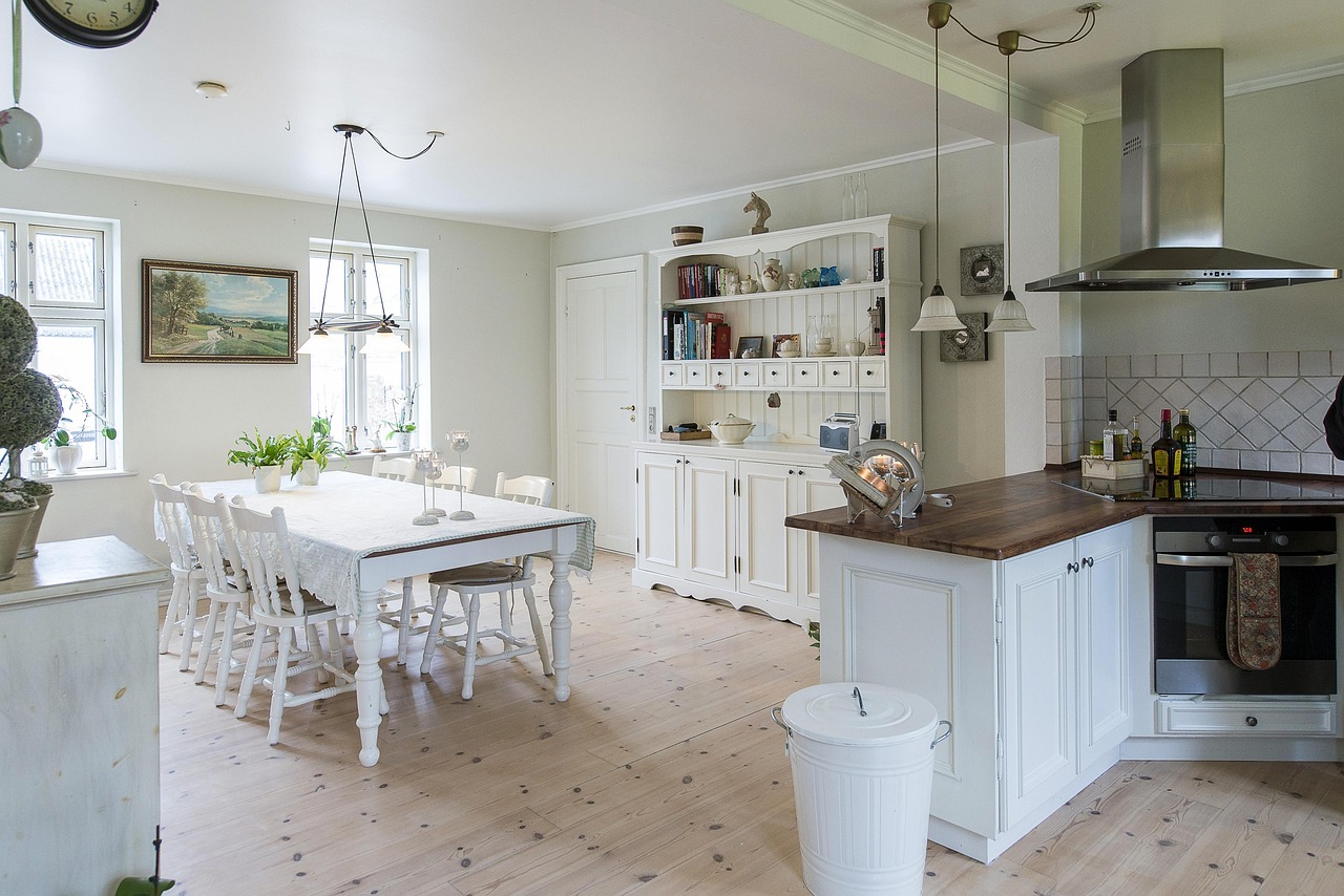 Stone kitchen countertop beside a sink